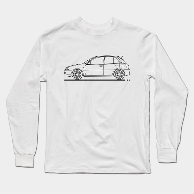 Starlet B Long Sleeve T-Shirt by garistipis